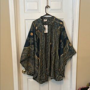 Bohemian Paper Lace Cape One Size Beautiful